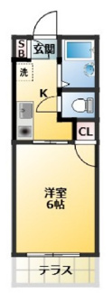 【間取り】 | コーポ荻野（おぎの） | 間取りです。