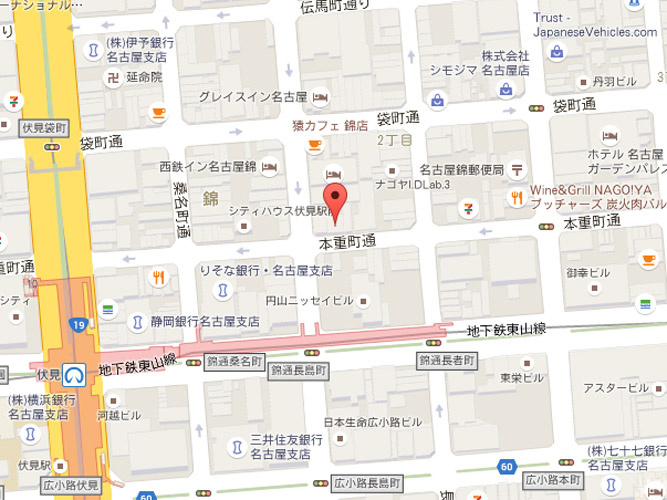 ケービービルの地図