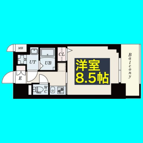 S-RESIDENCE平安通の間取り