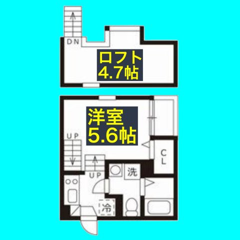 ハーモニーテラス志賀町Ⅲの間取り