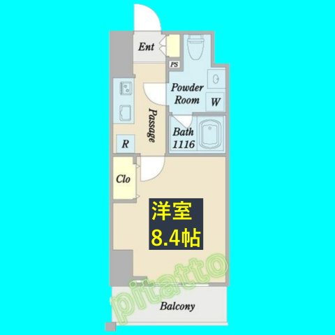 WESTIN上前津の間取り