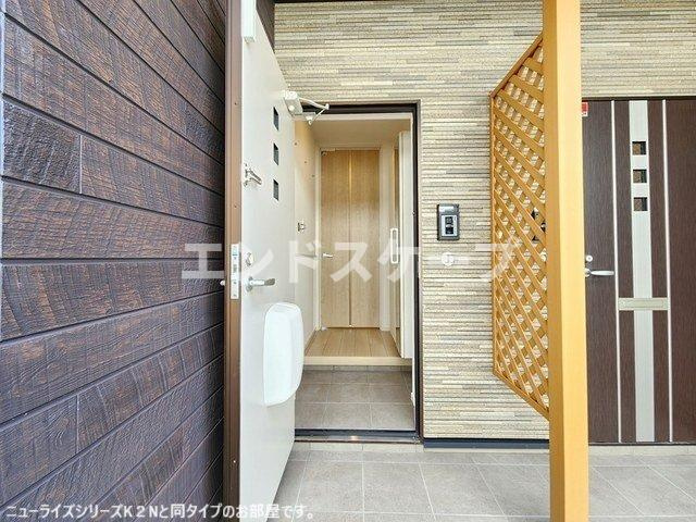クレイドル下斎田Ｂの玄関|高崎、前橋のお部屋探しはエンドスケープまで！お客様の理想お聞かせ下さい♪