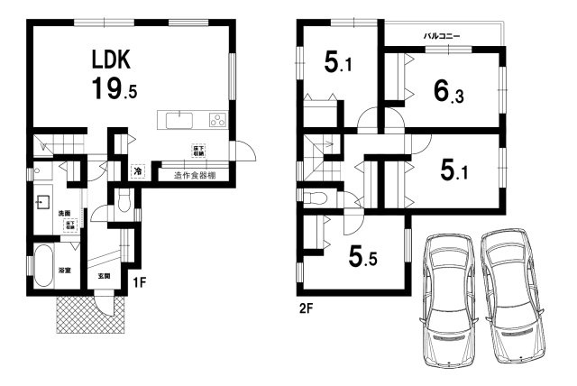 新築戸建の間取り