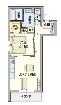 （シニア限定）ルティルオプス高円寺の間取り