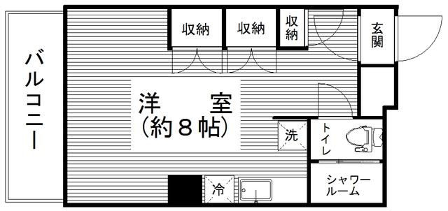港区赤坂９丁目の事務所の間取り