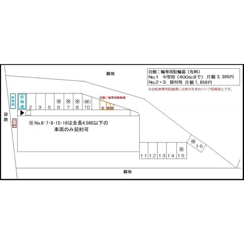 ソレイユの区画図