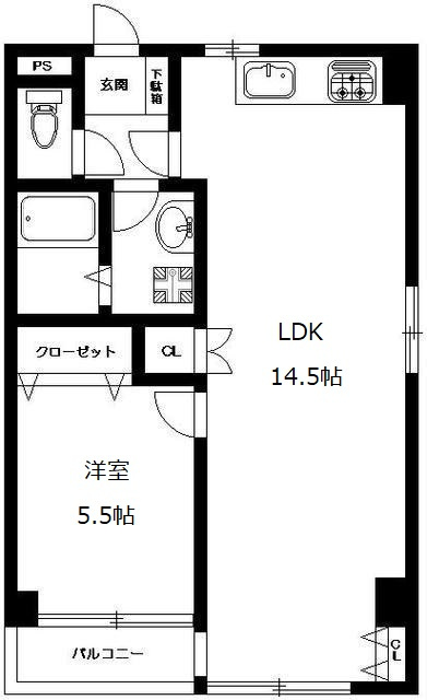山﨑ビルの間取り