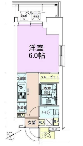 門前仲町レジデンス伍番館の間取り