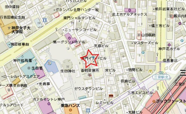 クリスタルタワーⅡの地図