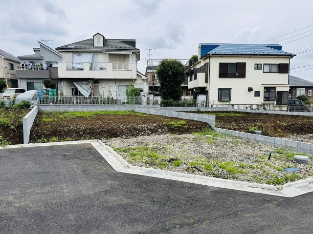 八王子市　小宮町　建築条件付き売地　４期の前面道路含む現地写真|～南東側5ｍ道路に面しています～