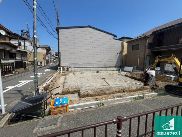 堺市堺区海山町　第1期　新築一戸建ての外観|現在の進捗状況です！順調に作業進行中、完成が待ち遠しいです！詳細の間取り等、お気軽にお問い合わせください！