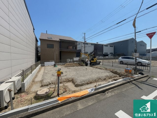 堺市堺区海山町　第1期　新築一戸建ての外観|現在の進捗状況です！順調に作業進行中、完成が待ち遠しいです！詳細の間取り等、お気軽にお問い合わせください！