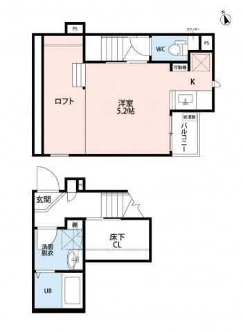 ＣＢ八潮アルクスの間取り