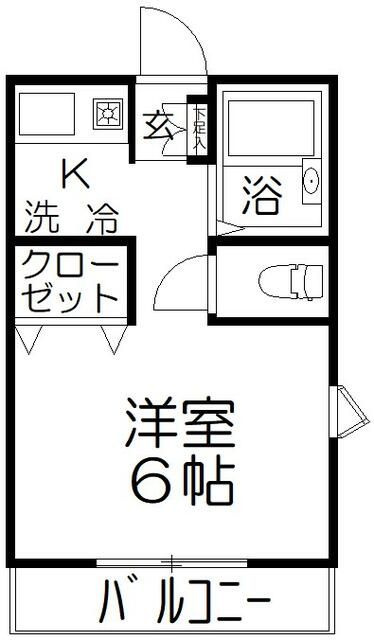 フローラ花俣の間取り