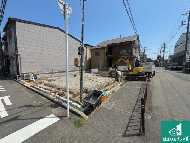 堺市堺区海山町　第1期　新築一戸建ての外観|現在の進捗状況です！順調に作業進行中、完成が待ち遠しいです！詳細の間取り等、お気軽にお問い合わせください！