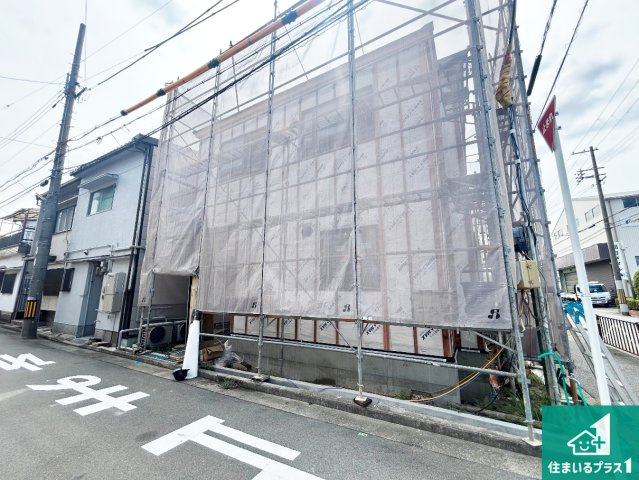 堺市堺区海山町　第1期　新築一戸建ての外観|現在の進捗状況です！順調に作業進行中、完成が待ち遠しいです！詳細の間取り等、お気軽にお問い合わせください！