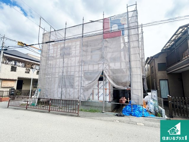 堺市堺区海山町　第1期　新築一戸建ての外観|現在の進捗状況です！順調に作業進行中、完成が待ち遠しいです！詳細の間取り等、お気軽にお問い合わせください！