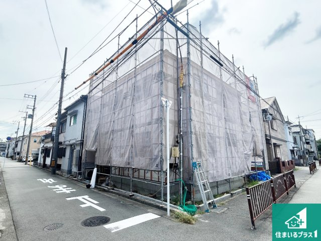 堺市堺区海山町　第1期　新築一戸建ての外観|現在の進捗状況です！順調に作業進行中、完成が待ち遠しいです！詳細の間取り等、お気軽にお問い合わせください！