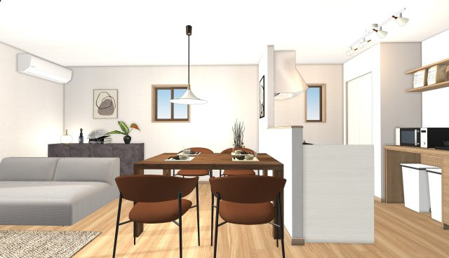 Prime Village Kiryuの居間・リビング|※画像は完成後のイメージです
