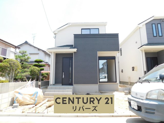名古屋市港区福田２丁目の新築一戸建の外観|☆Ａ号棟☆　　いつでも見学できます♪（お問合せ当日、平日、水曜、夜間でもＯＫ）　長期優良住宅！　駐車並列２台ＯＫ！　全室南向き♪　収納付きＬＤＫ１８．０帖♪　Ｌ型ワイドバルコニー！　周辺環境充実♪