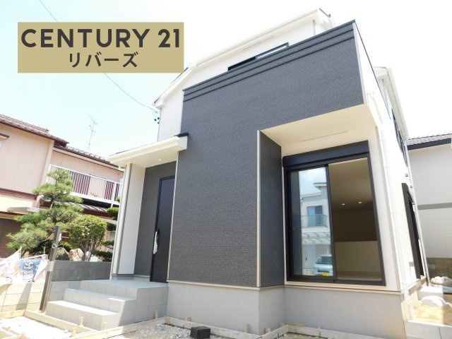 名古屋市港区福田２丁目の新築一戸建の外観|☆Ａ号棟☆　　いつでも見学できます♪（お問合せ当日、平日、水曜、夜間でもＯＫ）　長期優良住宅！　駐車並列２台ＯＫ！　全室南向き♪　収納付きＬＤＫ１８．０帖♪　Ｌ型ワイドバルコニー！　周辺環境充実♪