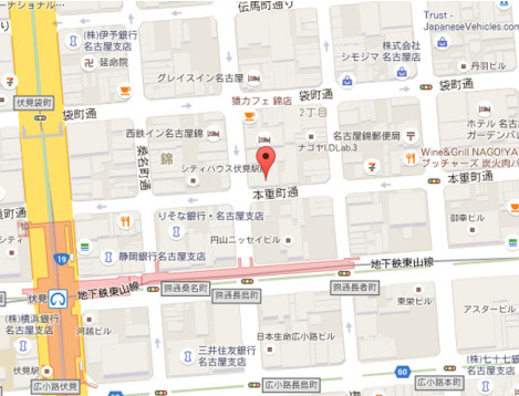 ケービービルの地図