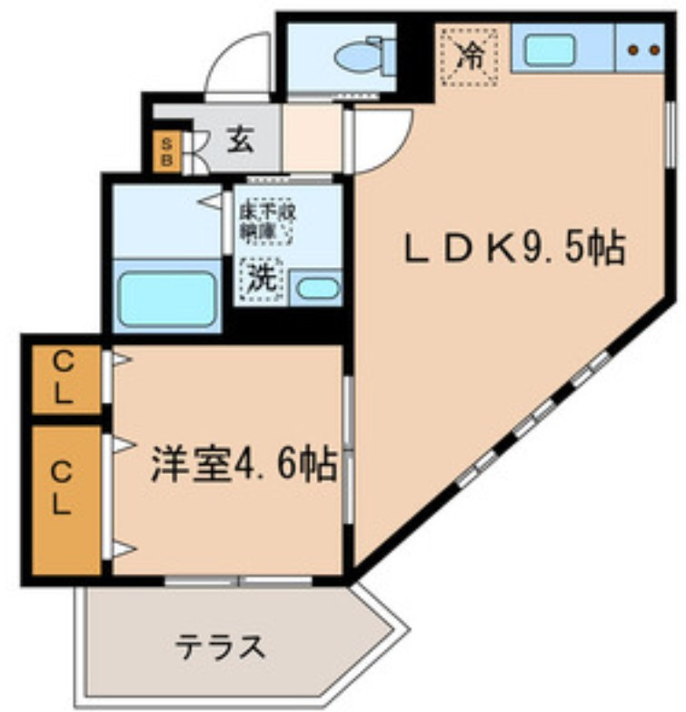 ピオニー綾瀬の間取り