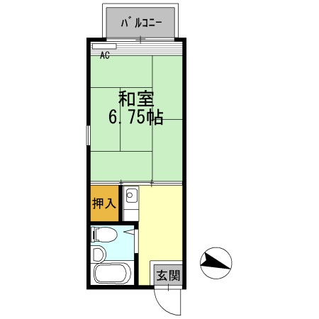 グリーンハイツ新大江の間取り