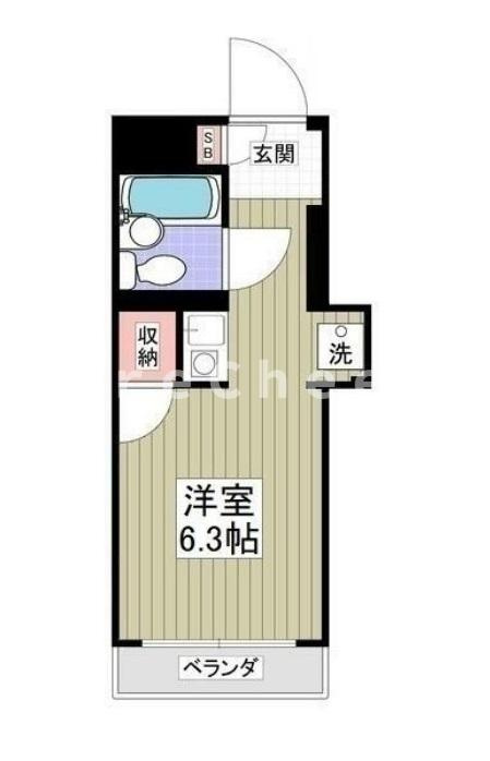 プールパール小豆沢の間取り