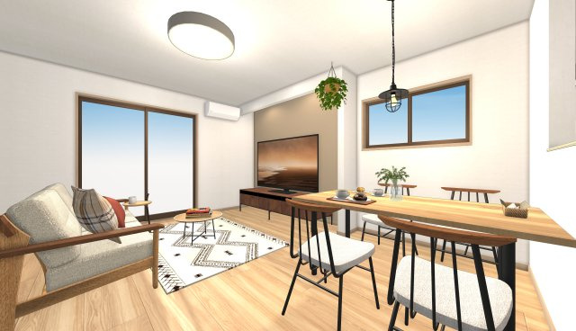 Prime Village Kiryuの居間・リビング|※画像は完成後のイメージです
