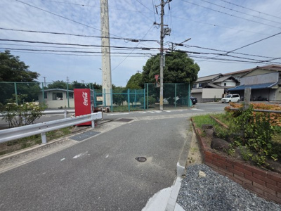 【前面道路含む現地写真】 | 姫路市飾磨区下野田新築戸建