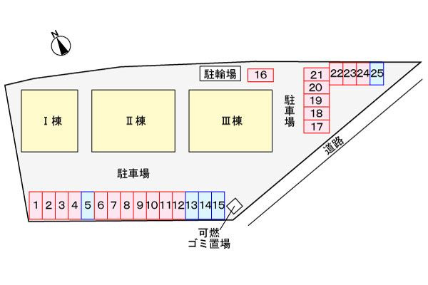 ヴィラＫ＆Ｋ　Ⅲ　　刈谷市近郊の賃貸ならクラスホーム刈谷店の駐車場