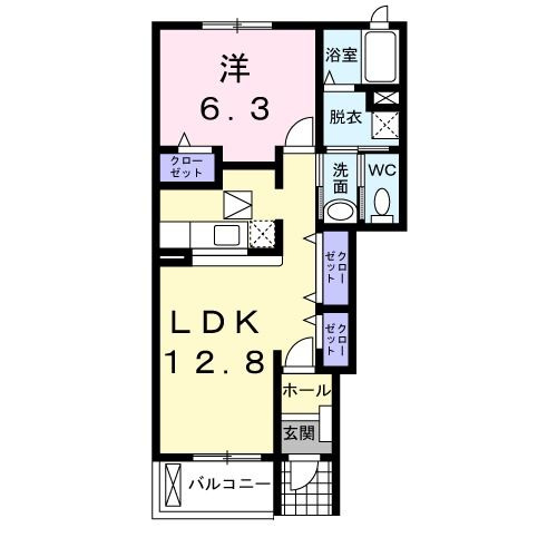 ヴィラＫ＆Ｋ　Ⅲ　　刈谷市近郊の賃貸ならクラスホーム刈谷店の間取り