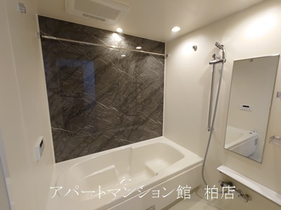 ジェルメ柏B棟の玄関