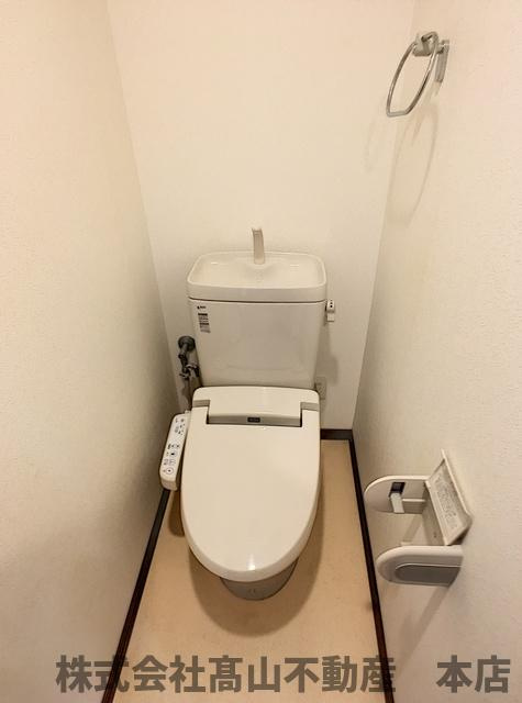 宗像市葉山２丁目の賃貸マンションのトイレ