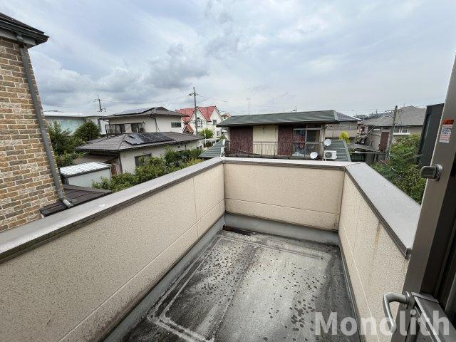 庭代台４丁戸建のバルコニー