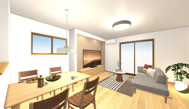 Prime Village Kiryuの居間・リビング|※画像は完成後のイメージです
