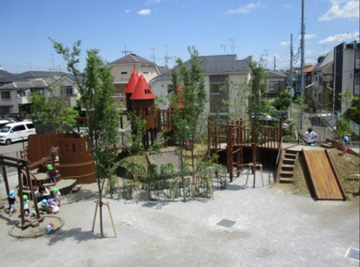 【周辺】 | 板橋区赤塚6丁目　新築戸建　1号棟 9999万円 | まなびの森保育園 下赤塚