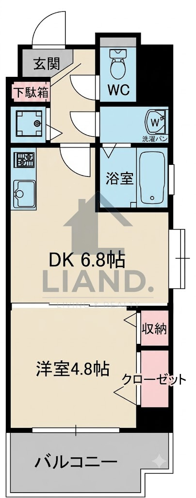 アンジェール高砂　高宮小学校区の間取り|アンジェール高砂