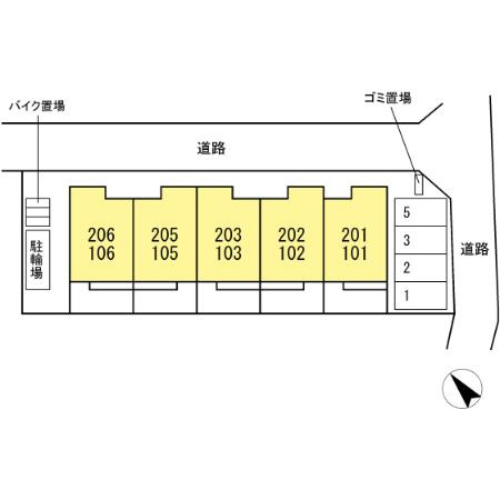 GRAND SOLEIL Aの区画図