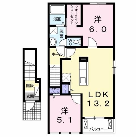 ルミナス名東　Ⅲの間取り