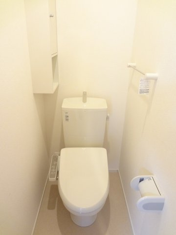 オリーブハウス　Ｂのトイレ|トイレもきれいです
