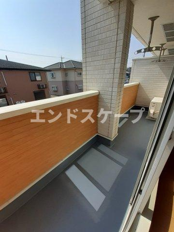 グレイスシティＢのバルコニー|高崎、前橋のお部屋探しはエンドスケープまで！お客様の理想お聞かせ下さい♪