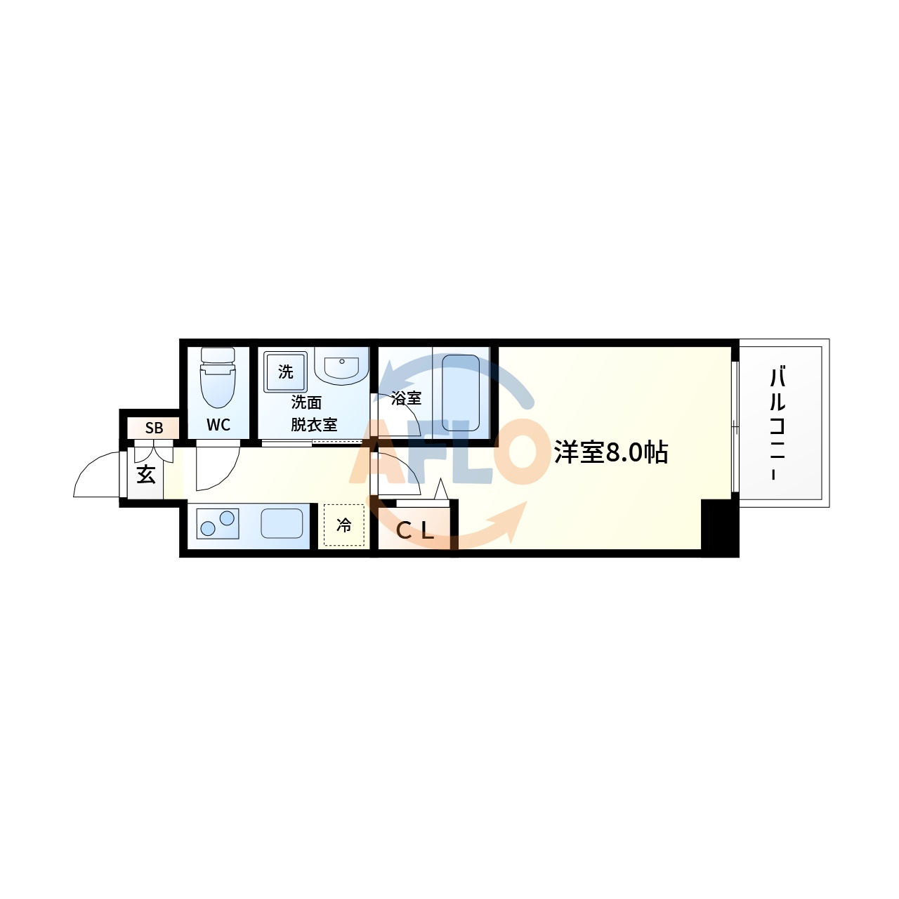 セイワパレス深江橋駅前の間取り|セイワパレス深江橋駅前　間取り
