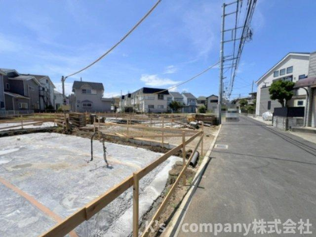 茅ヶ崎市香川1丁目　新築戸建　5号棟の前面道路含む現地写真|2026.7.19撮影◇