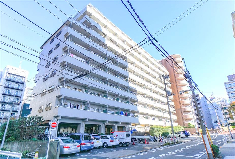 新大橋永谷マンション　リ　フォーム済の外観