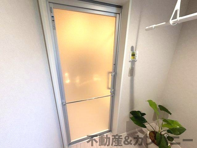 ミサワホームタウンさくら小西の浴室|タオルをかけることができます