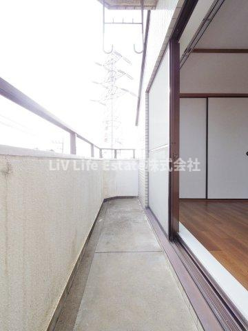 カエサル花小金井のバルコニー