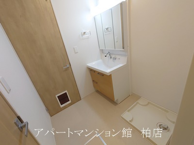 ジェルメ柏B棟の洗面所