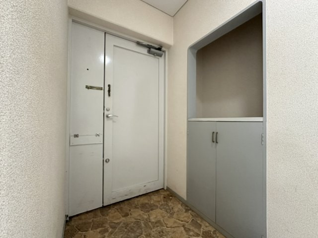 日興雲雀丘花屋敷ガーデンホームズC棟の玄関|玄関、シューズボックスがあり、その上に鍵など置けるスペースがあります。